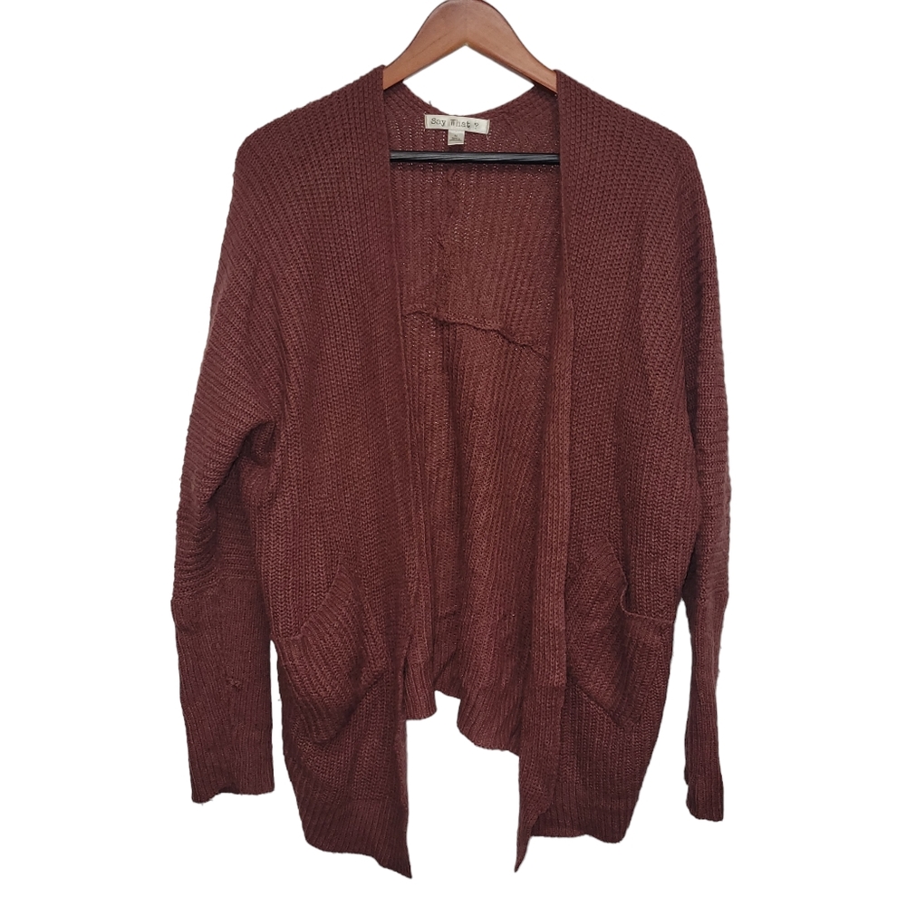 Say What Acrylic Cardigan Sweater Women's.  Pre-owned. Size Medium.